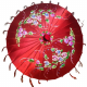 NB Handmade 12inches Pathein Umbrella with Silk Satin