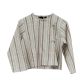 Burmese Traditional Side Button Inspired Cotton Long Sleeve Top 