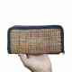 NB Handmade Rattan Long Wallet with zipper