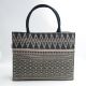 Top Handle Chin Fabric Tote