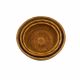 Set of 3 Rattan Baskets - Round