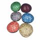 Handmade Coconut Shell Bowl Lacquer Coated with Inlaid Mother of Pearl Design