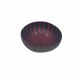 Handmade Coconut Shell Bowl Lacquer Coated with Inlaid Mother of Pearl - Purple