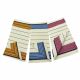 Set of 5 Handwoven Natural Dye Stripe 20