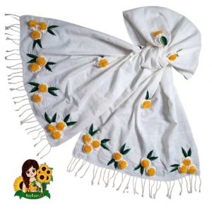 Hand Embroidered Scarf - Kant Kaw 